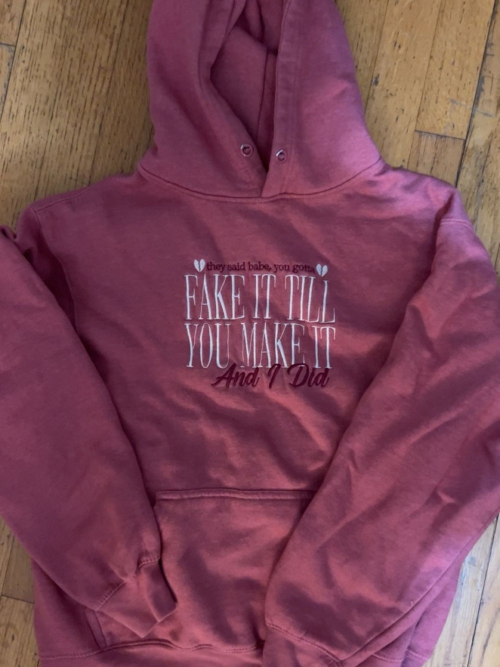 Taylor Swift Dusty Rose Hoodie